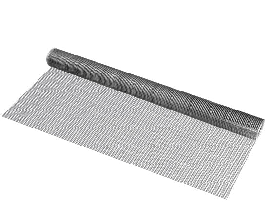 [pro.tec]® Trådhegn - trådnæt - 1x5m - forzinket stål - sølv - vælg variant
