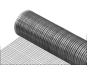 [pro.tec]® Trådhegn - trådnæt - 1x5m - forzinket stål - sølv - vælg variant