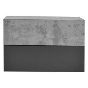 [en.casa]® Hylde/aflastningsbord Grethe - med skuffe - 46x30x15cm - i forskellige farver