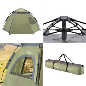 Campingtelt Nybro Pop Up kuppeltelt 240x205x140cm i forskellige farver. [pro.tec]