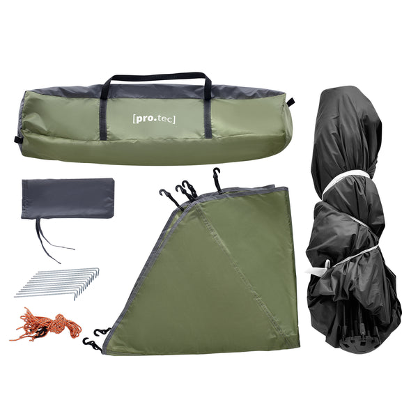 Campingtelt Nybro Pop Up kuppeltelt 240x205x140cm i forskellige farver. [pro.tec]