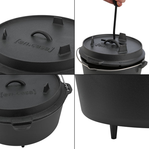 Fire pot Enkhuizen støbejern sort i forskellige størrelser. størrelser [en.casa]