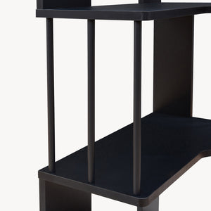Hjørnehylde Afrel 160x54x54 cm [en.casa]