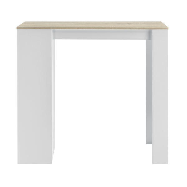 [en.casa] Elegant barbord med kopholder 110x50x103cm - krydsfiner - forskellige farver
