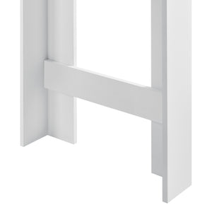 [en.casa] Elegant barbord med kopholder 110x50x103cm - krydsfiner - forskellige farver
