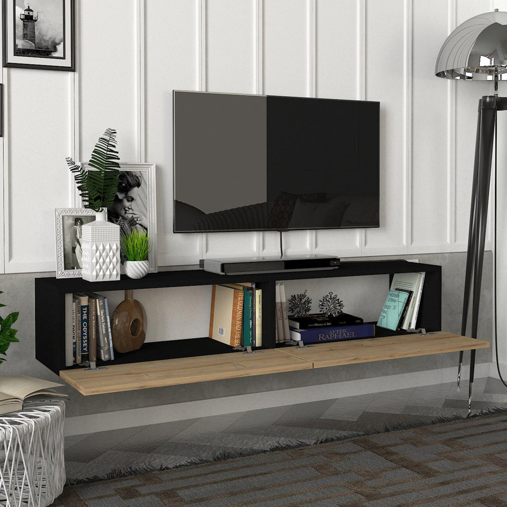 TV-skab Toivakka 135x31x25cm i forskellige farver [en.casa] - premiumXL