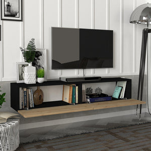 TV-møbel Toivakka 135x31x25cm i forskellige farver. [en.casa]