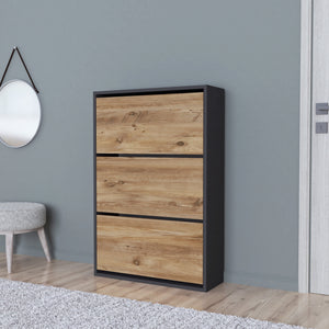 Skoskab Aurskog 110x73,5x24cm forskellige farver farver [en.casa]