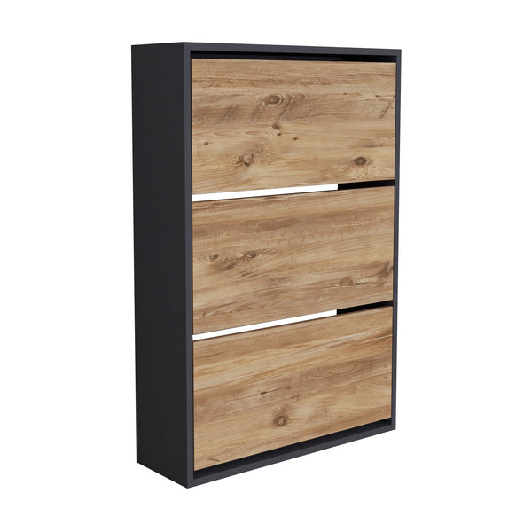 Skoskab Aurskog 110x73,5x24cm forskellige farver farver [en.casa]