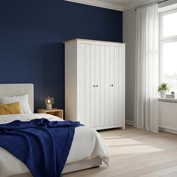 Garderobeskab Vasand 175x120x52 cm [en.casa]