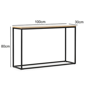 Konsolbord Kittilä 80x100x30cm forskellige farver Farver [en.casa]