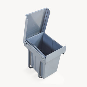 Indbygget affaldsspand Froland 2/3 rum Grå forskellige designs Versioner [en.casa]