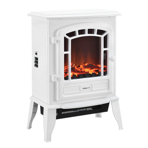 [casa.pro]® Elektrisk pejs - Elkamin - Elektrisk Vægpejs - 39x24x56,5cm - i forskellige farver