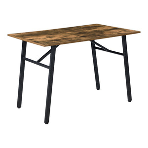 Flatanger spisebord 110x70x75cm til 4 personer Mørkt træ [en.casa].