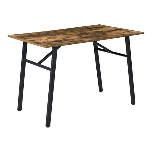 Flatanger spisebord 110x70x75cm til 4 personer Mørkt træ [en.casa].