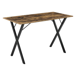 Spisebord Arboga 120x60x75cm til 4 personer Mørkt træ en.casa