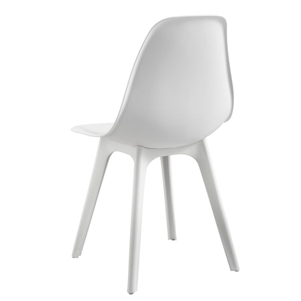 [en.casa]® Spisegruppe Lendava - sort bord og 4 stole - 120x60x75cm - i forskellige farver