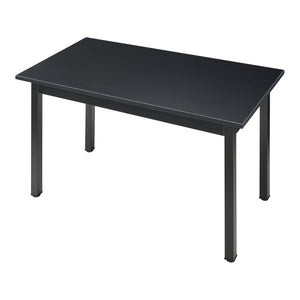 Spisebord Den Haag sort / hvid 120x60 cm [en.casa]