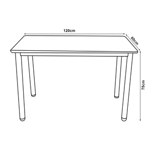 Spisebord Tammela til 4 personer 120x60 cm i forskellige farver. farver [en.casa]