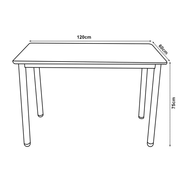Spisebord Tammela til 4 personer 120x60 cm i forskellige farver. farver [en.casa]