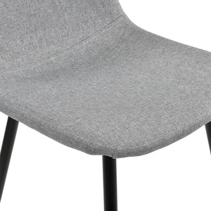 [en.casa]® Spisebord med Hårnål Ben og 4 Stole