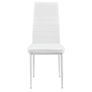  [en.casa]® Spisebord Tønder - (120x60x75cm) - 4 stole - i forskellige farver