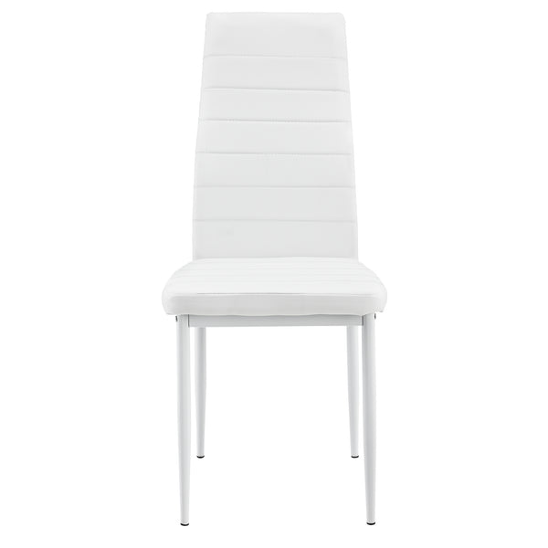  [en.casa]® Spisebord Tønder - (120x60x75cm) - 4 stole - i forskellige farver