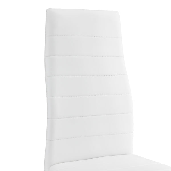  [en.casa]® Spisebord Tønder - (120x60x75cm) - 4 stole - i forskellige farver
