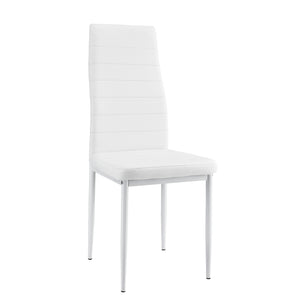 [en.casa]® Spisebord Lyngby - 140x60x75cm - 6 stole - i forskellige farver