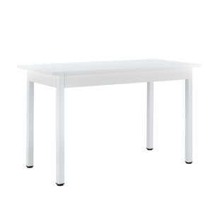 [en.casa] Spisebordssæt Lind - spisebord og 4 stole -120x60x75cm - i forskellige farver