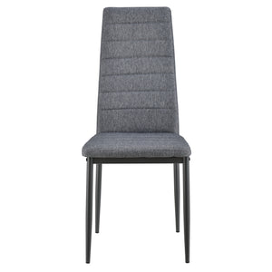 [en.casa] Spisebordssæt Lind - spisebord og 4 stole -120x60x75cm - i forskellige farver