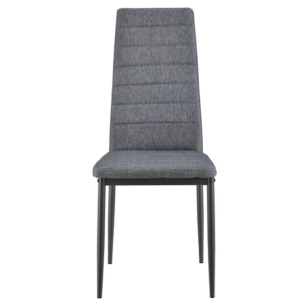[en.casa] Spisebordssæt Lind - spisebord og 4 stole -120x60x75cm - i forskellige farver