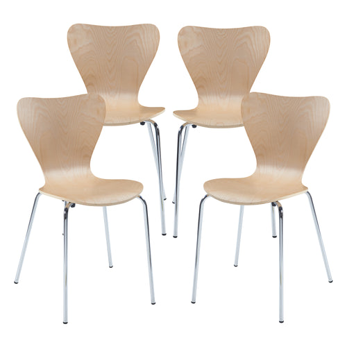 Essunga spisebordsstol sæt med 4 [en.casa]