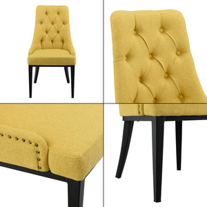 Spisebordsstol Chesterfield 100x53x60 cm i forskellige farver farver en.casa