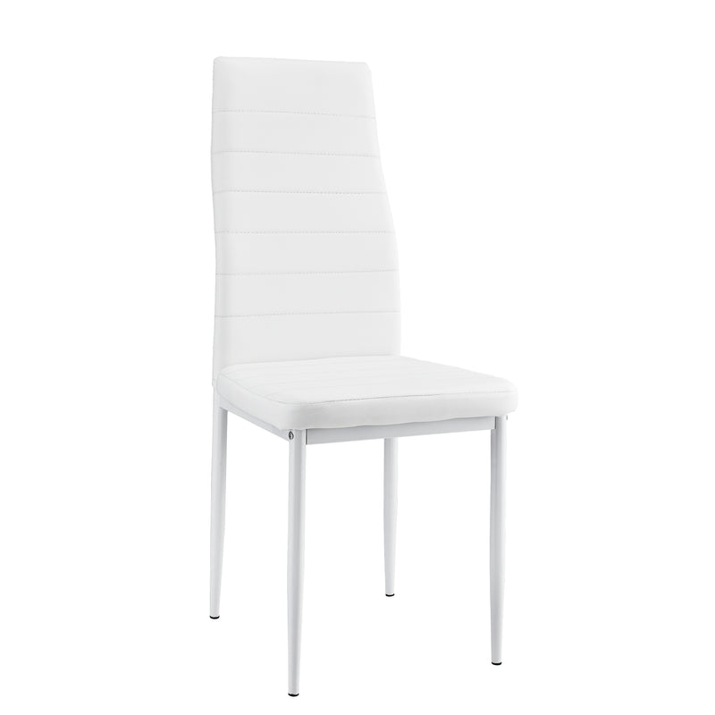 Målskitse [en.casa]® Spisestol/Stol Graz Sæt - 6 stk. - 96x43x52cm - i forskellige farver