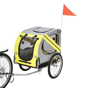 [pro.tec]® Hundetransport - cykelanhænger til transport af hunde - bærekapacitet: 26 kg - i forskellige farver