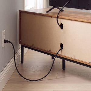 TV-skab Kilmandar 160x40x49 cm valnøddetræ-look [en.casa]