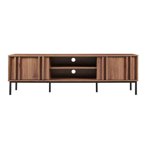 TV-skab Kilmandar 160x40x49 cm valnøddetræ-look [en.casa]