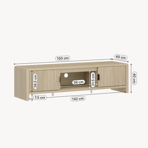 TV-skab Lukkodso 150x40x40 cm [en.casa]