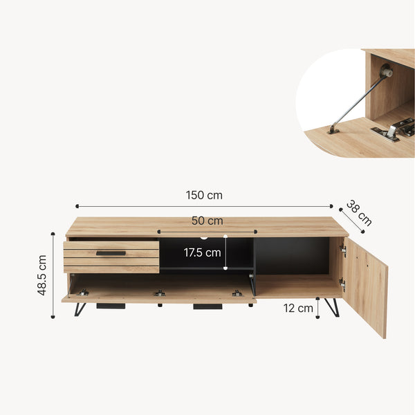 Knopper til tv-skabe [en.casa]