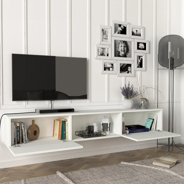 TV-skab Paltamo 180x31x29,5cm i forskellige farver [en.casa].