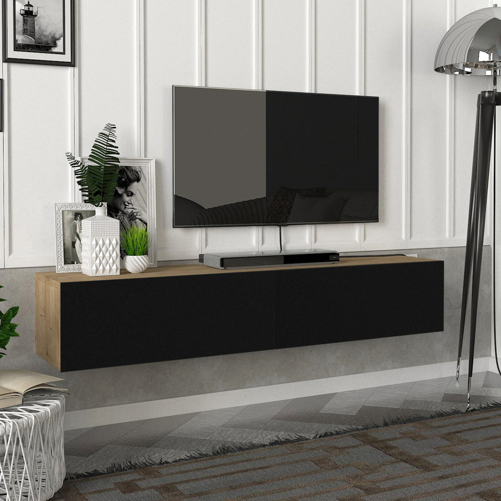 TV-skab Toivakka 135x31x25cm i forskellige farver [en.casa] - premiumXL
