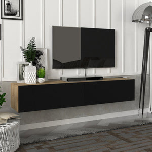 TV-skab Toivakka 135x31x25cm i forskellige farver [en.casa] - premiumXL