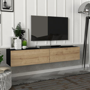 TV-skab Toivakka 135x31x25cm i forskellige farver [en.casa] - premiumXL