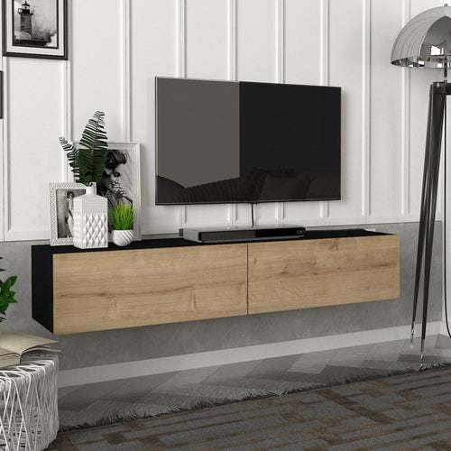 TV-skab Toivakka 135x31x25cm i forskellige farver [en.casa] - premiumXL