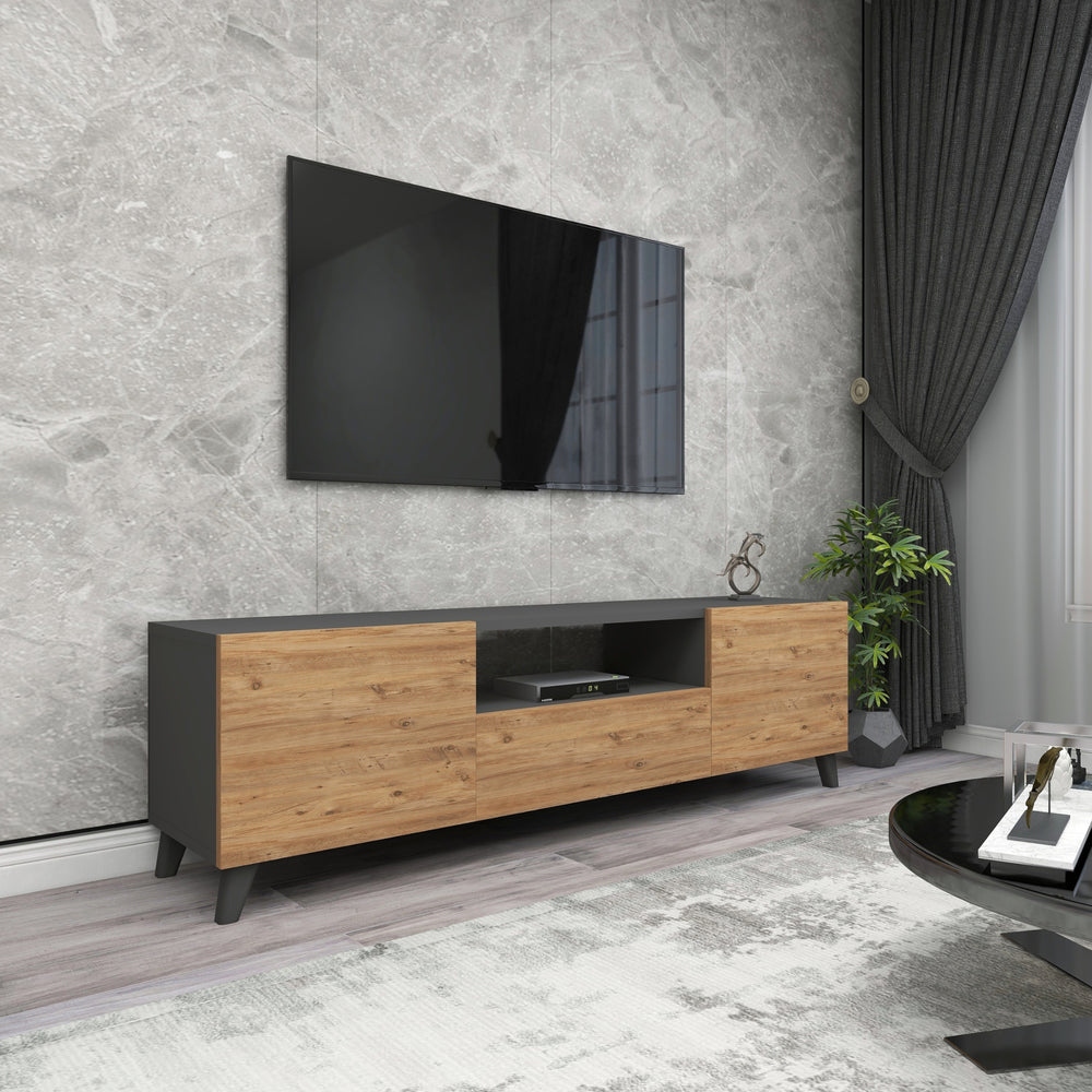 TV-bord Torsby med 3 døre [en.casa] - premiumXL