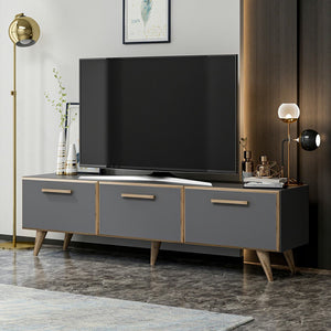 Brønderslev TV-bord 45 x 160 x 37 cm i forskellige farver. farver [en.casa]