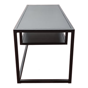 Tv-bord Isokyrö metal 120x40x40 cm [en.casa]