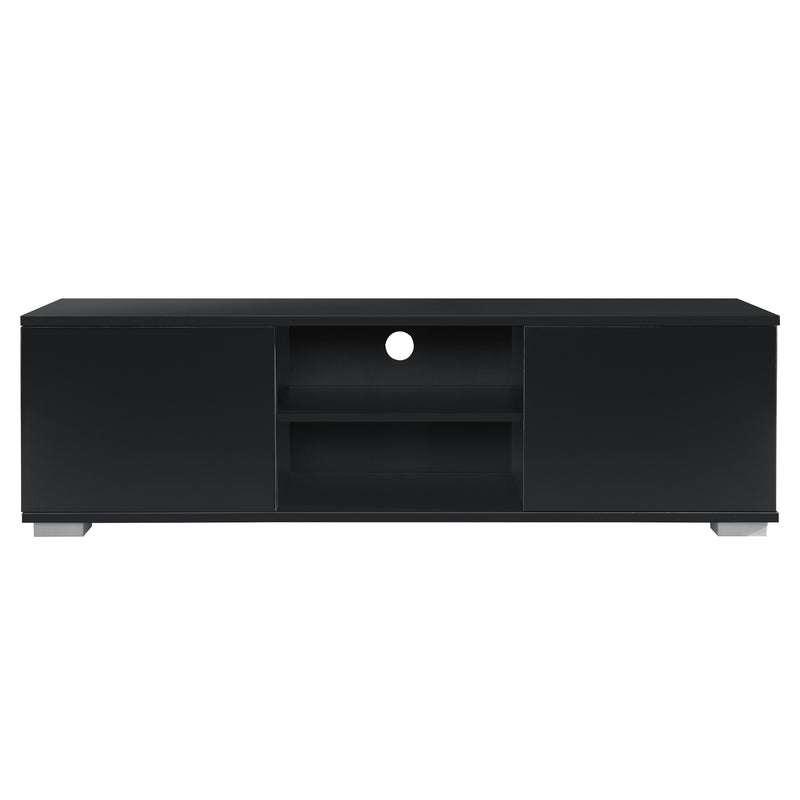 Målskitse [en.casa]® Tv-bord - 2 dørrer - 34,5x120x40cm - MDF - i forskellige farver
