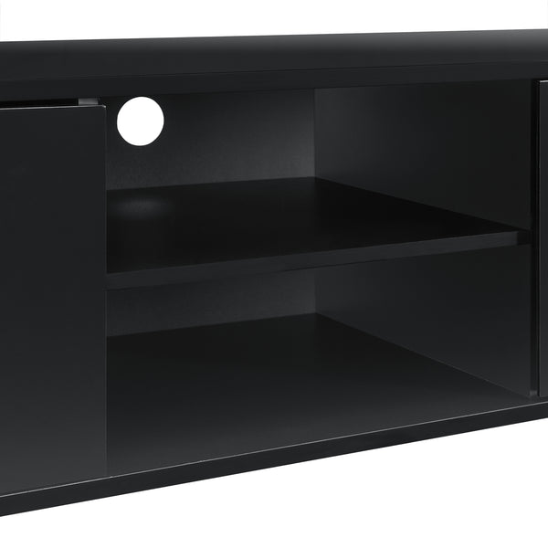 [en.casa]® Tv-bord - 2 dørrer - 34,5x120x40cm - MDF - i forskellige farver